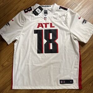 NWT Nike Atlanta Falcons #18 Calvin Ridley White Jersey Men's Size XXL